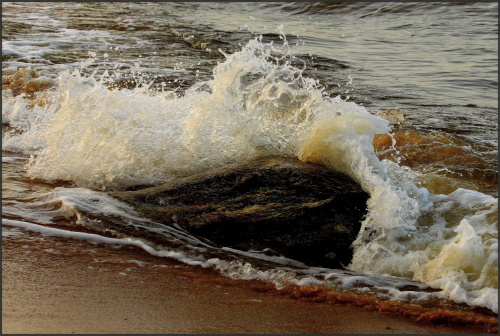 Jak kamień w wodę :) #Kołobrzeg #morze #plaża