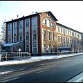 zima i architektura -budynek Politechniki Wałbrzyskiej #WspomnieniaZeSpaceru