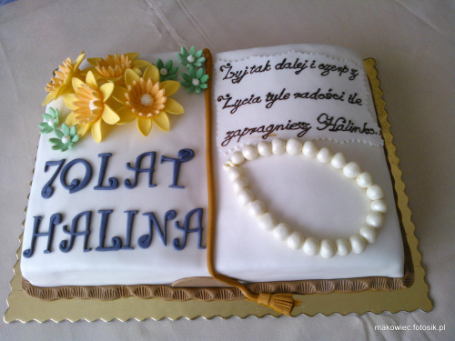 Torcik dla solenizantki #Halina #TortyOkazjonalne #tort #Urodziny70