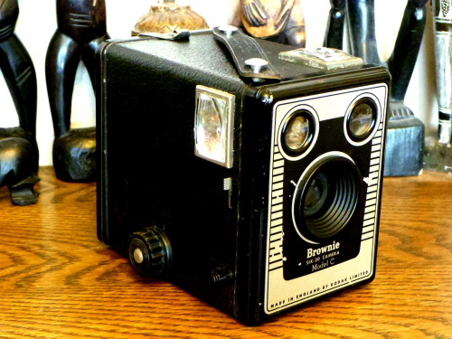 Kodak SIX 20 Brownie mod.C Anglia #StaryAparat