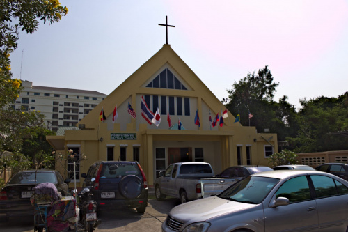 Kościół Protestancki w Pattaya #azja #pattaya #tajlandia
