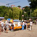 Plac przed muzeum w Koszalinie miejsce jarmarku jamneńskiego - lipiec 2014r.