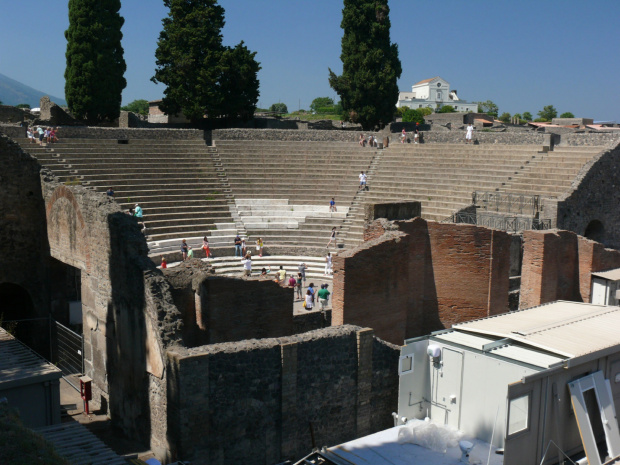 Widok na Teatro Grande #Campania #Neapol #Włochy