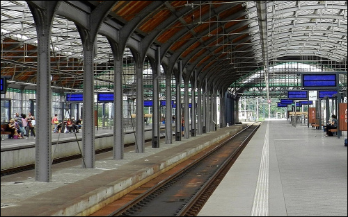 Wrocław - Dworzec Główny - Na peronie