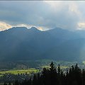Widok z Polany Szymoszkowej #Tatry #Zakopane #góry