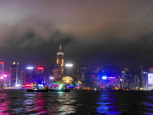 Hongkong nocą