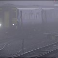 Train in the fog..