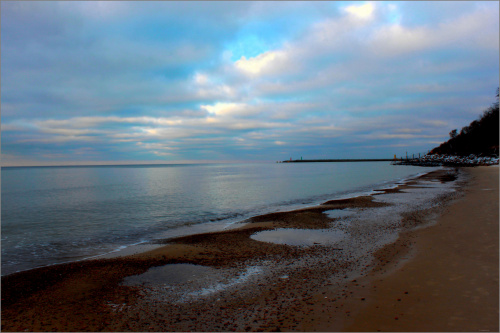 Zima nad morzem #BałtykMorzePlaża