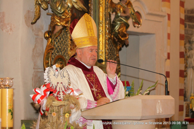 Dożynki diecezjalne i gminne w Strzelnie 2013