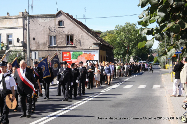 Dożynki diecezjalne i gminne w Strzelnie 2013