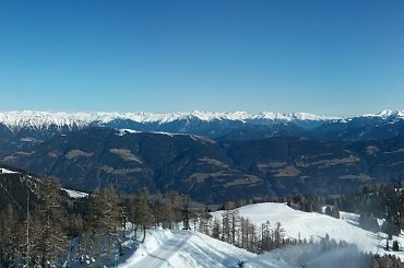 Panorama z Zweikofel ( Start Carnia ) #Alpy #Austria #Narty #Nassfeld