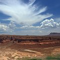 Widok na Glen Canyon National Recreation Area, Utah z punktu Hite.