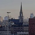 Katowice - widok na neogotycki Kościół Mariacki