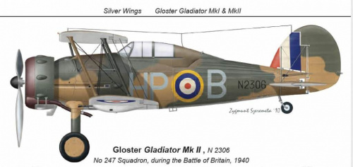 Gloster Gladiator Mk II tombie #GlosterGladiatorMkIITombie01