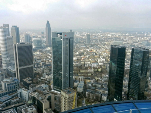 Frankfurt nad Menem - widok z Main Tower