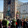Niedziela Palmowa w Krakowie....na Rynku Głównym...