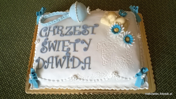 tort na chrzciny dla Dawida #chrzciny #TortyNaChrzciny #chrzest
