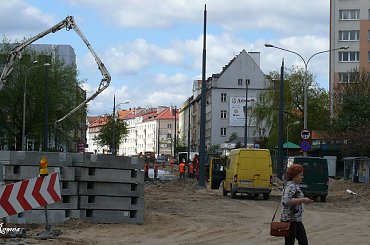 Olsztyn - budowa linii tramwajowej - 2015.05.12 #Olsztyn