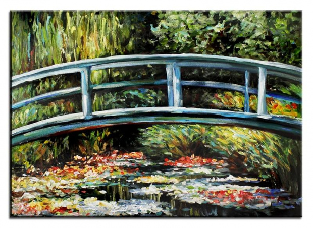 Cloude Monet-Japanische Brücke-70x50cm-Ölgemälde Handgemalt Leinwand Sygniert G17235.
cena 109,99 euro.
wysylka 0 euro.
malowany recznie