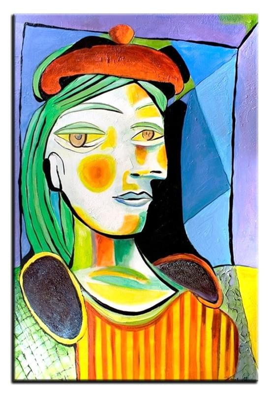 Pablo Picasso-Frau mit roter Baskenmütze-90x60cm Ölgemälde Handgemalt Leinwand Sygniert G00786.
cena 129,99 euro.
wysylka 0 euro.
malowany recznie