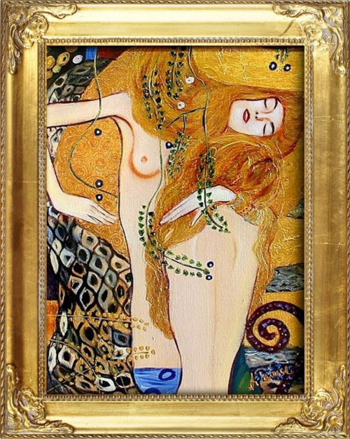 Gustav Klimt-Wasserschlangen-47x37cm Ölgemälde Handgemalt Leinwand Rahmen Sygniert G03699
cena 69 euro.
wysylka 0 euro.
malowany recznie