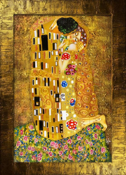 Gustav Klimt - Der Kuss -107x77cm Ölgemälde Handgemalt Leinwand Rahmen Sygniert G01188
cena 189 euro.
wysylka 0 euro.
malowany recznie
