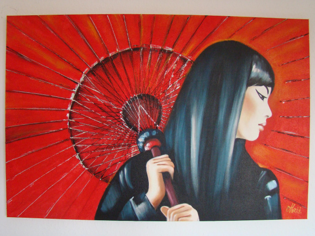 Geisha-Ölgemälde handgemalt Sygniert 90x60cm, G00780.
109 euro,wys - 0 euro.
to jest obraz malowany recznie #kobieta