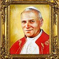Tytul : Jan Pawel 2 -Obraz malowany recznie,olej,plotno rama,sygnowany 34x30cm, cena 109zl wys.20zl. #Papiez