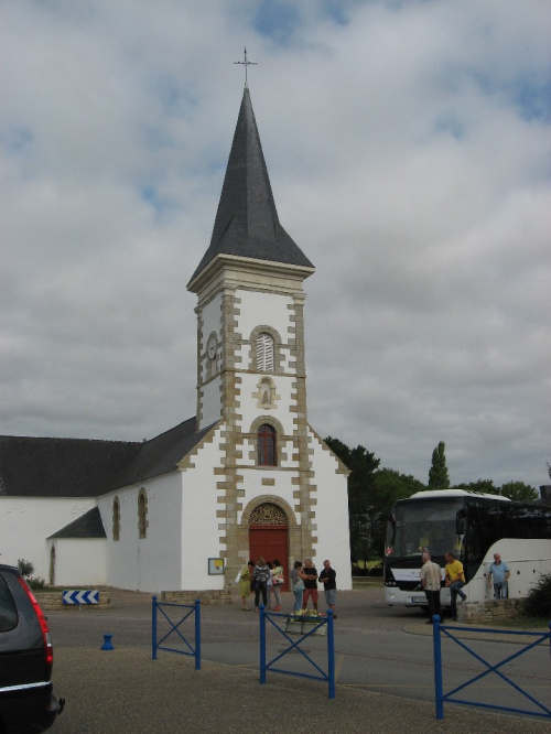 Półwysep Rhuys, kościół w miasteczku